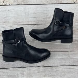 ECCO Sartorelle 25 Womens EU 35 US 4-4.5 Ankle Boots Black Leather